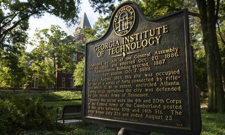 Georgia Tech Historical Marker