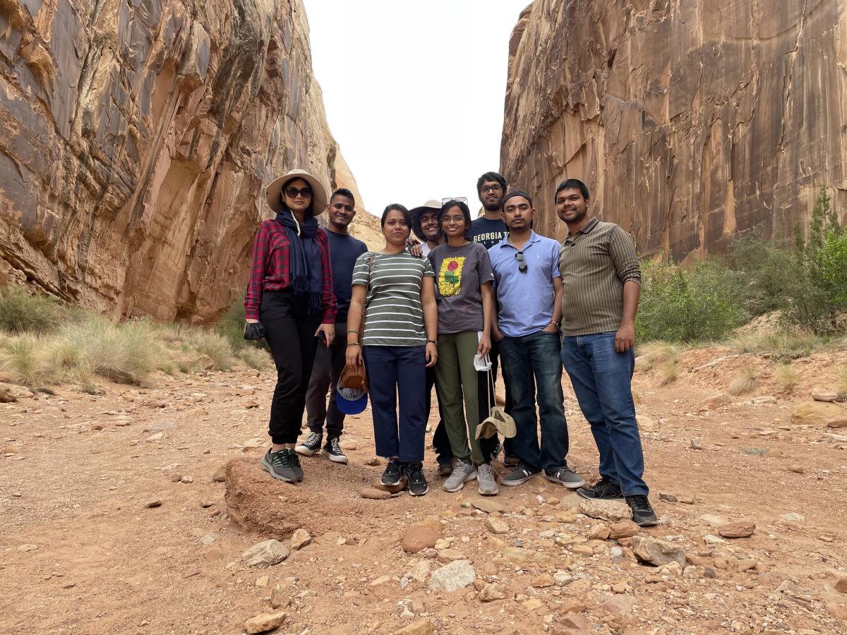 Fabia and Irfan's group trip to Utah
