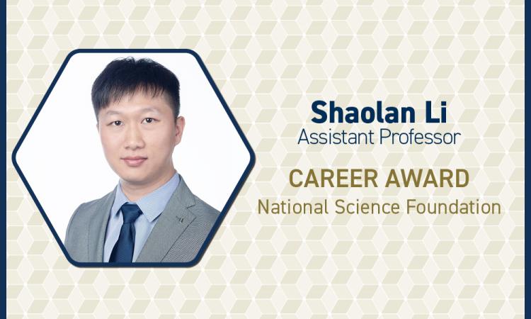 Shaolan Li National Science Foundation (NSF) Faculty Early Career Development Program (CAREER) Award