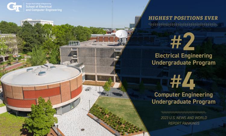 Georgia Tech ECE Programs Move Up in Undergraduate Rankings
