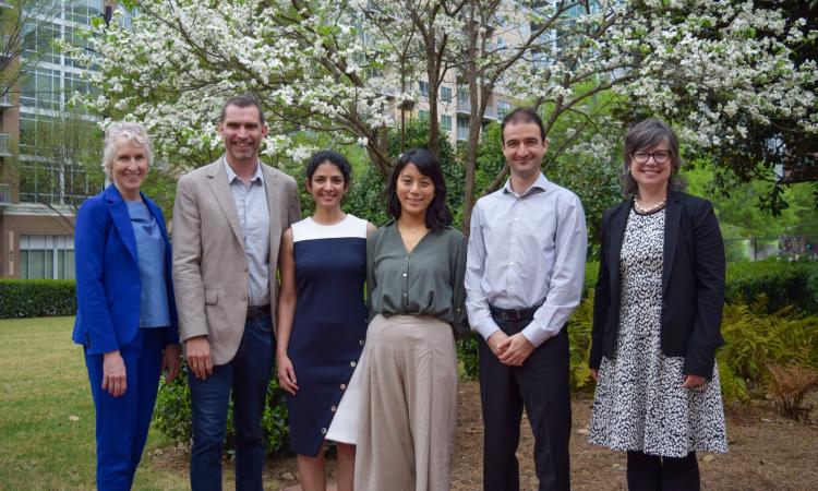 From left: Susan Lozier, Robert Wilson, Farzaneh Najafi, Hannah Choi, Dobromir Rahnev, and Jennifer Leavey.