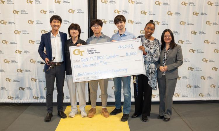 Team GaN-FET BLDC Controller took home Best ECE Project at the Spring 2025 Senior Design Capston Expo