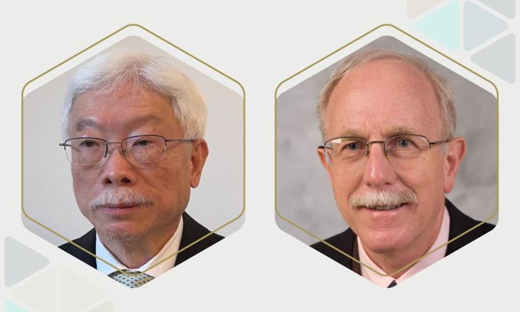 Photo graphic of Fred Juang and James McClellan