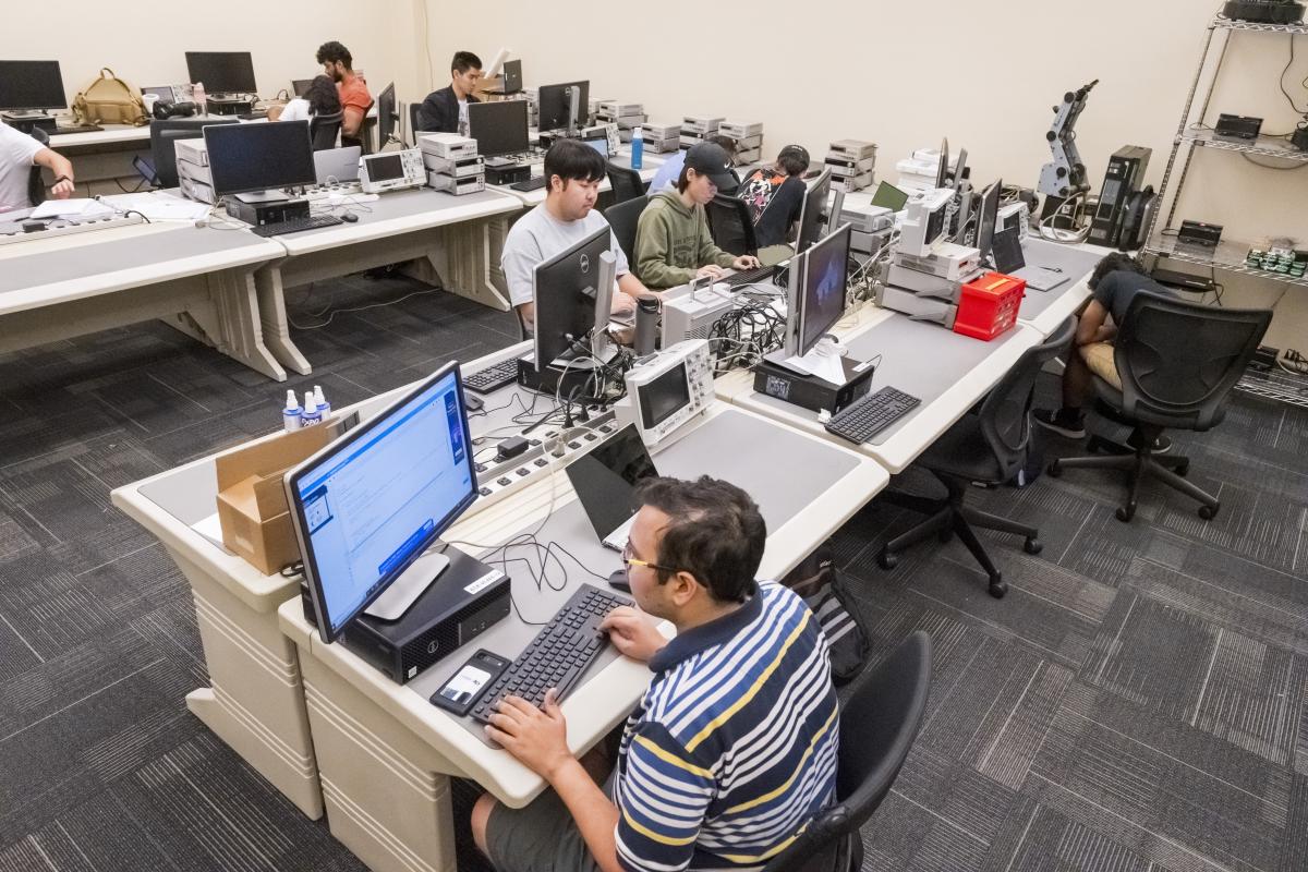 Students in a classroom at Georgia TECH