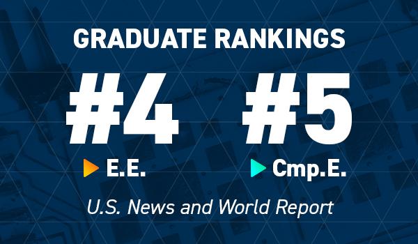 ECE Graduate programs are ranked number and 5 