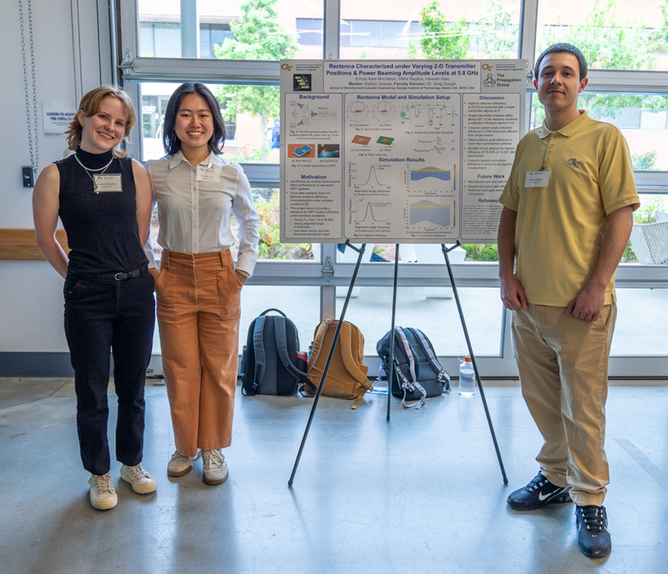 From left to right: Emma McClelion, Hannah Xiao, Viktor Raykov