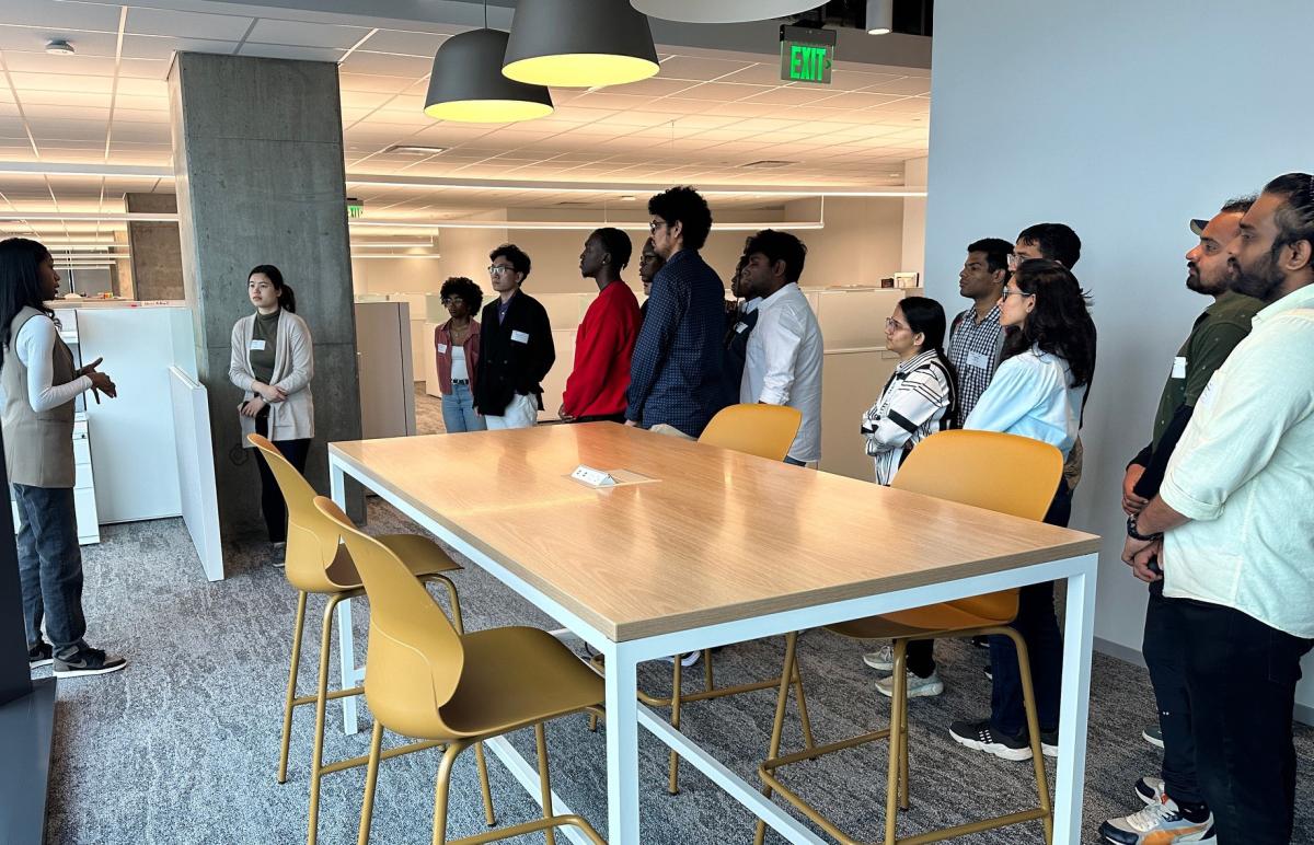 ECE graduate students tour the Micron Atlanta office