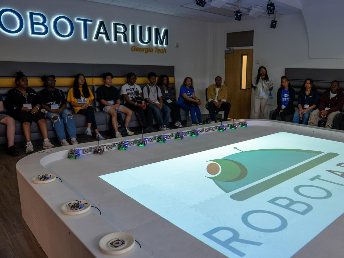 CoSense Campers Visiting the Robotarium