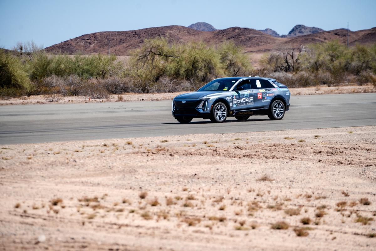 Car on track