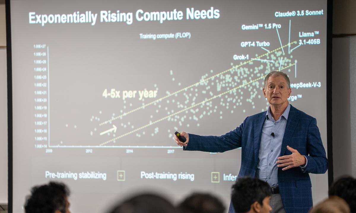 Papermaster lecturing at Georgia Tech