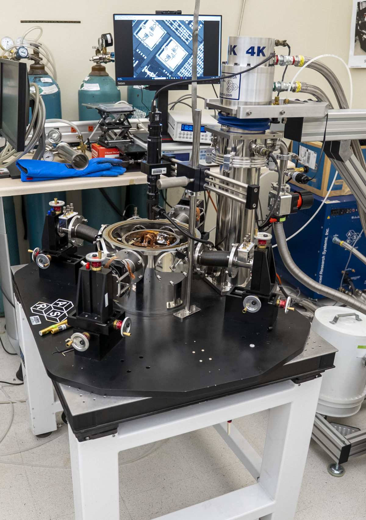 Cressler and the students in his lab use cryogenic testing systems to observe the behavior of different materials at extreme cold temperatures and high levels of radiation.