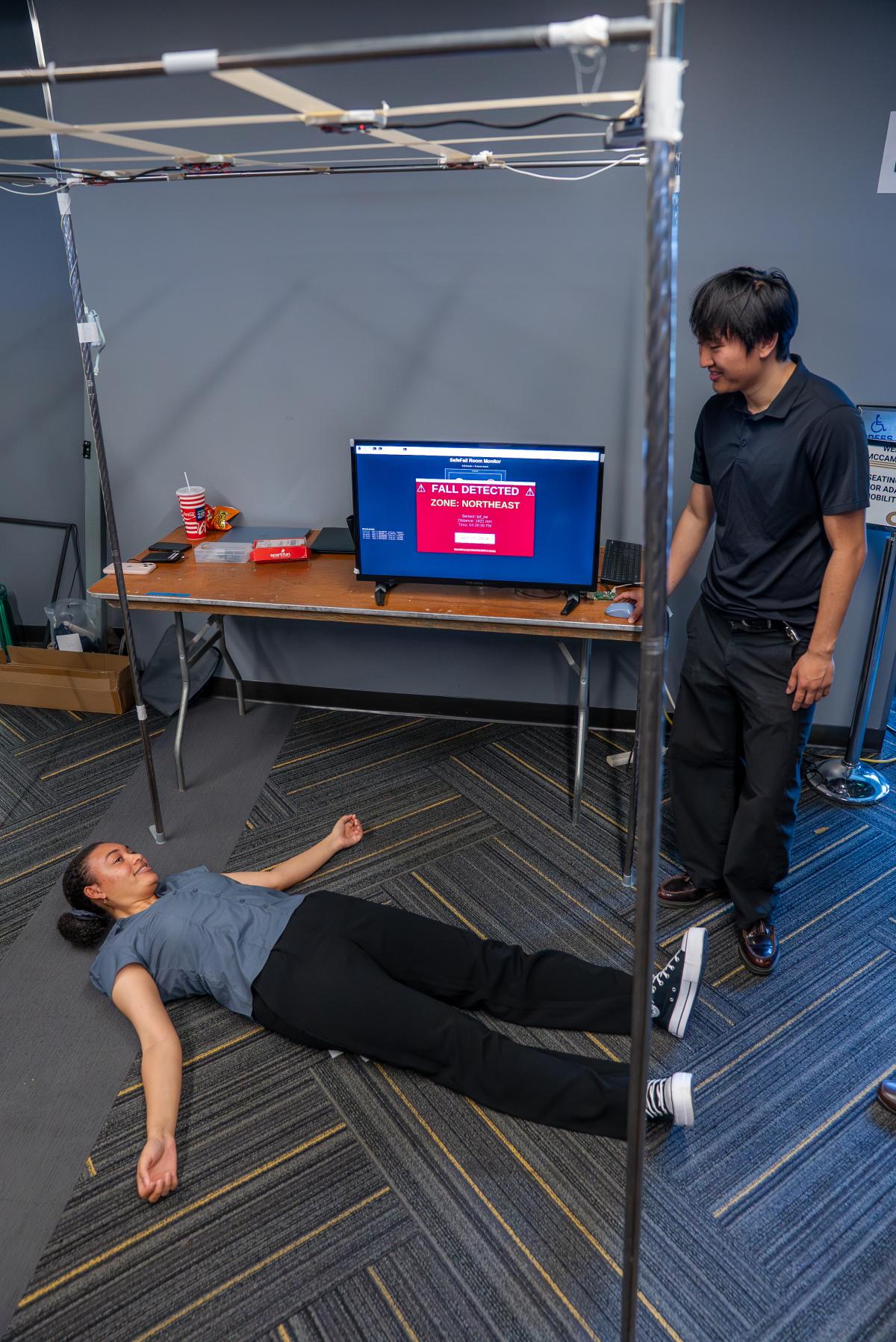 Fall and Detection Alert demonstration