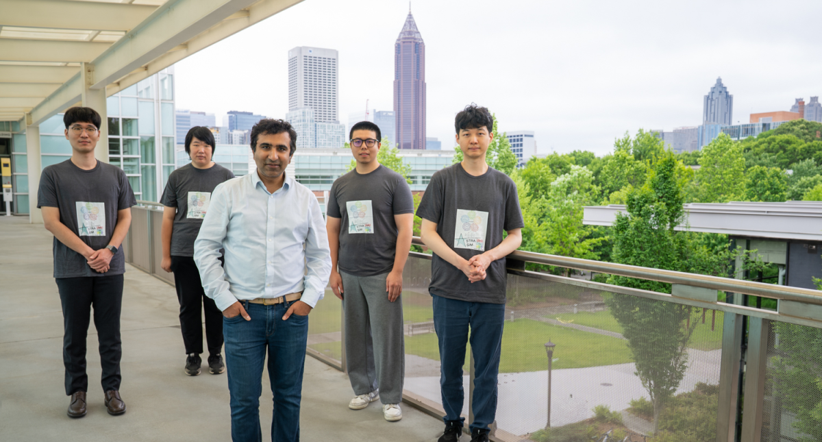 Tushar Krishna and team on bridge