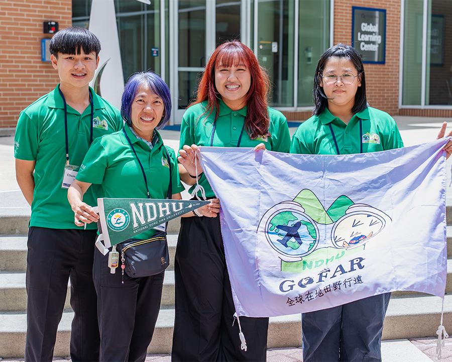 Representatives from National Dong Hwa University (NDHU) in Taiwan pose during the 2026 VIP Consortium Annual Meeting at Georgia Tech. NDHU is among the international institutions that have adopted the VIP model.
