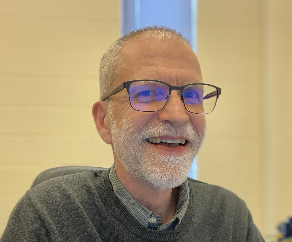 A picture of David G Taylor smiling