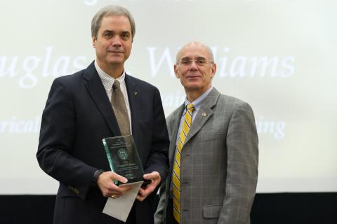 Doug Williams with Provost Rafael Bras