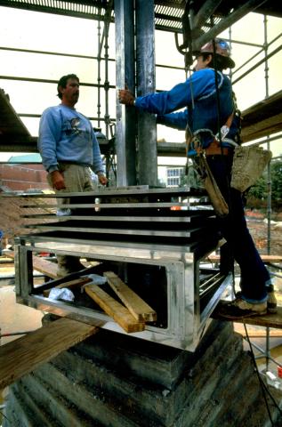 Construction of the Kessler Campanile 