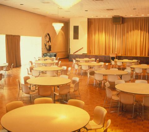 Student Center ballroom circa 1970.