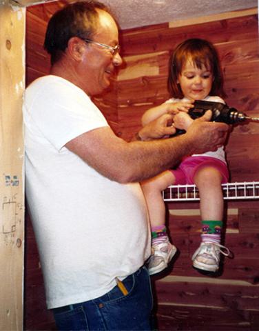 Brittney English with grandfather