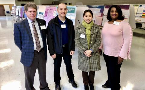 Volunteer judge at the Fayette County Science Fair