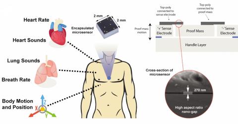 Nanoscale gap allows for a huge array of detection in the body