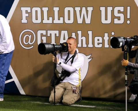 Danny Karnik in the End Zone