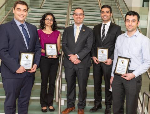 ECE Graduate Student Award Winners - 2019 Roger P. Webb Awards Program 