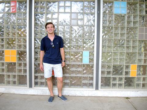 Ryan Pickren Outside the Van Leer Building Ryan Pickren Outside the Van Leer Building