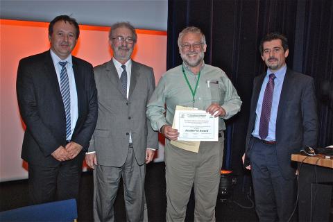 Nigel Hampton presented with the Jicable'15 Prize