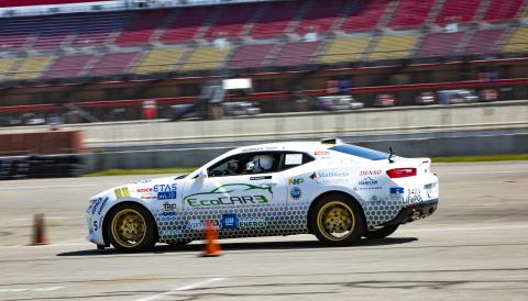 Georgia Tech EcoCAR 3 on the Auto Club Speedway