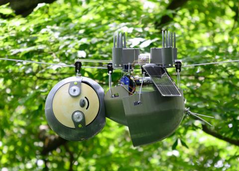 SlothBot operating in Atlanta Botanical Garden