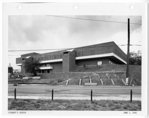 Original Fred B. Wenn Student Center, 1970.