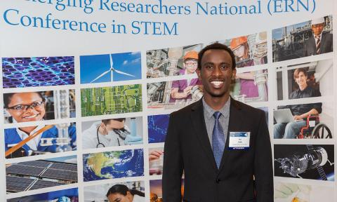 Biya Haile attending Emerging Researchers National Conference in STEM