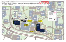 Campus Center Construction Impacts - July 13-23, 2020