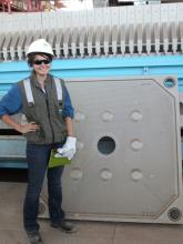 Melissa McCoy Working at SQM Mining in Chile